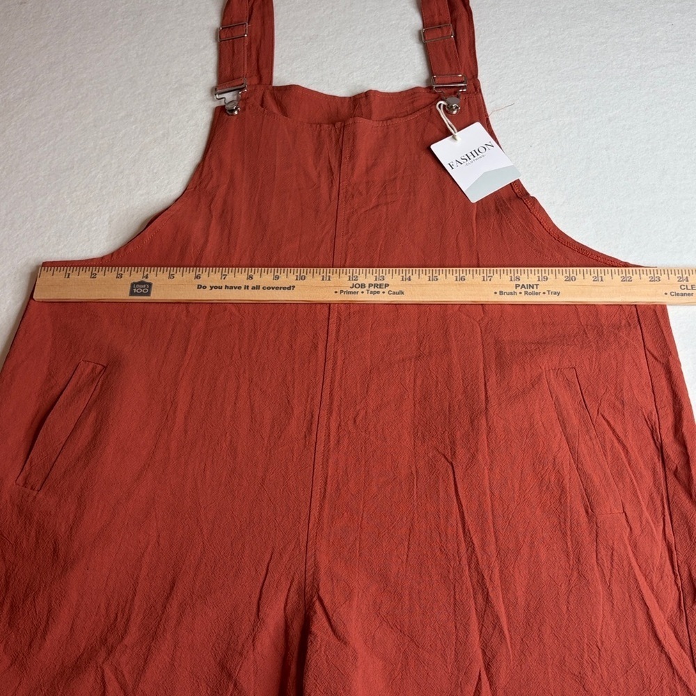 Burnt Orange Overalls Rompers XXL - Picture 4 of 9